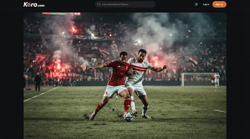 مباراة القمة بين الأهلي والزمالك تحت الأضواء